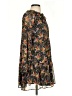 Ann Taylor LOFT 100% Polyester Print Black Casual Dress Size XS - photo 4