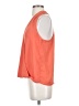 Krisa Orange Sleeveless Blouse Size S - photo 5