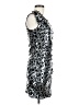 City Triangles 100% Polyester Silver Cocktail Dress Size 9 - photo 4