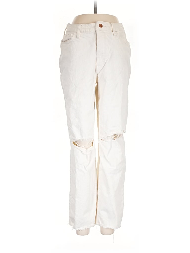 Pre-owned Universal Thread Cargo Pants In Ivory