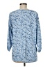 Mario Serrani 100% Polyester Blue Long Sleeve Blouse Size M - photo 2
