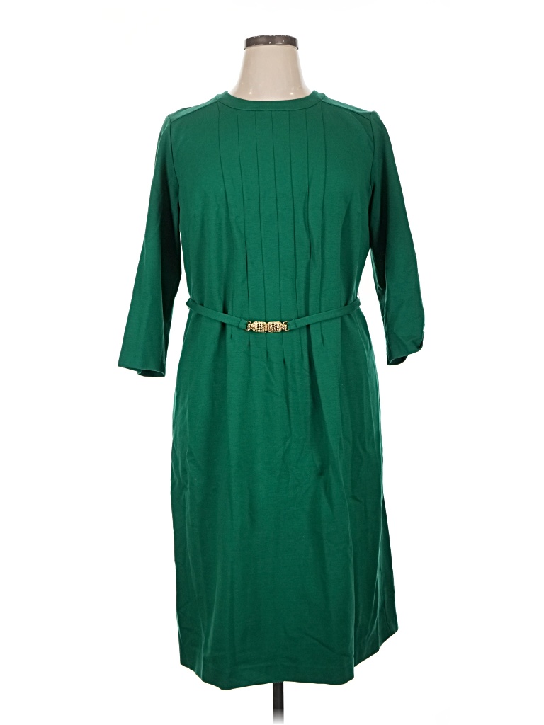 Pre-owned Talbots Casual Dress In Green