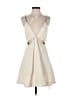 Jonathan Simkhai 100% Polyester Solid Ivory Cocktail Dress Size 6 - photo 1