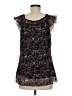 Max Studio 100% Polyester Black Sleeveless Blouse Size M - photo 2