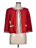 St. John Collection Red Wool Cardigan Size 10 - photo 1