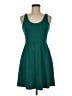 Mossimo Supply Co. Chevron-herringbone Teal Casual Dress Size M - photo 1