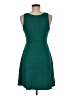 Mossimo Supply Co. Chevron-herringbone Teal Casual Dress Size M - photo 2