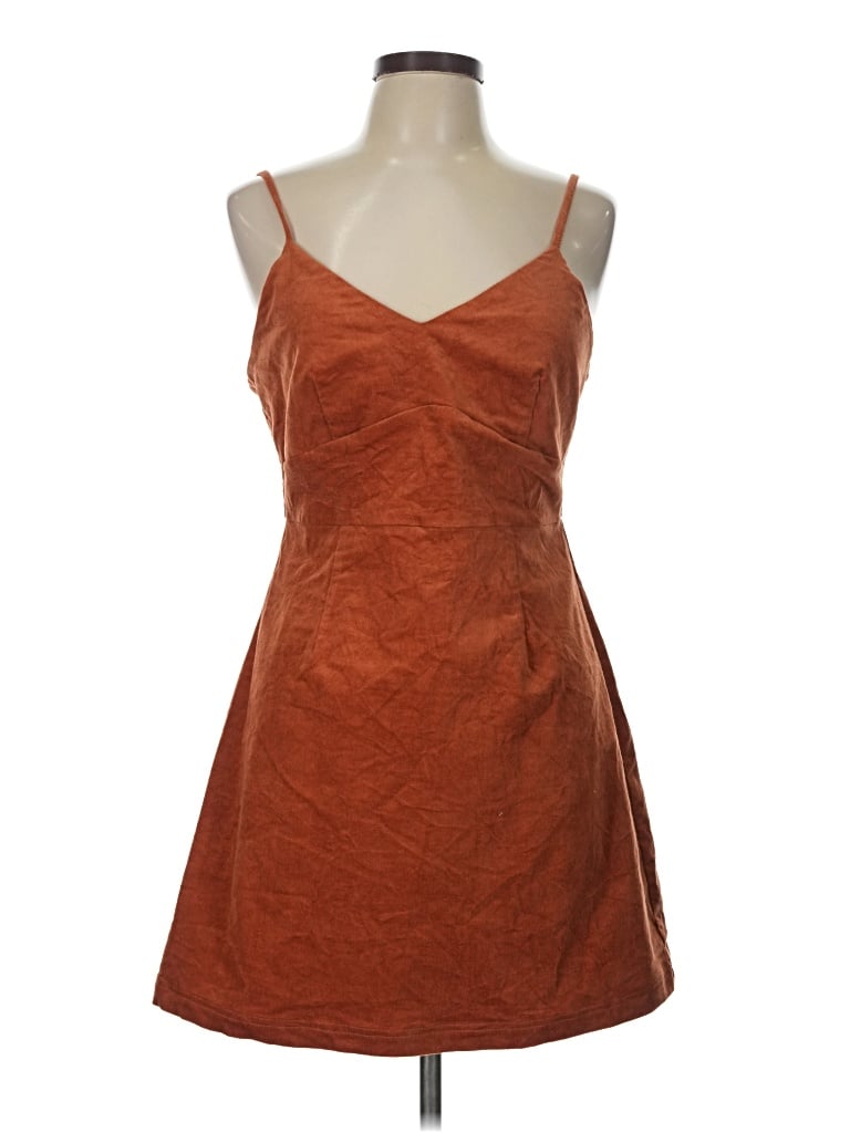 Pre-owned Lulus Cocktail Dress In Brown