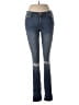 7 For All Mankind Hearts Blue Jeans Size 26 waist - photo 1