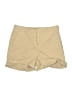 Theory Solid Tan Khaki Shorts Size 6 - photo 1