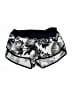 Lululemon Athletica 100% Polyester Print Black Athletic Shorts Size 6 - photo 1