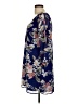 Lulus 100% Polyester Floral Blue Casual Dress Size L - photo 5