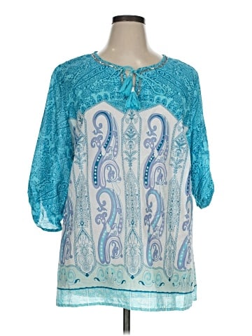 Chico's 3/4 Sleeve Blouse (view 1)