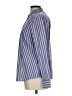 Talbots Stripes Blue Long Sleeve Button-Down Shirt Size 10 - photo 5