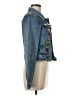 Free People 100% Cotton Stripes Blue Denim Jacket Size 6 - photo 4