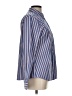 Talbots Stripes Blue Long Sleeve Button-Down Shirt Size 10 - photo 4