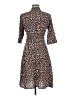 Derek Lam 100% Polyester Animal Print Brown Casual Dress Size EU (IT) 36 / US 0 - photo 2
