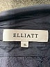 Elliatt 100% Cotton Damask Floral Solid Jacquard Gray Long Sleeve Blouse Size XL - photo 6