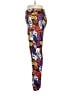 Lularoe Print Blue Purple Casual Pants Size 1X (Tall & Curvy) - photo 5