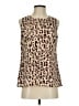 CAbi 100% Polyester Brown Sleeveless Blouse Size XS - photo 1