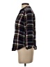 Kookai 100% Cotton Plaid Black 3/4 Sleeve Button-Down Shirt Size EU 36 / US 6 - photo 5
