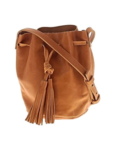 ABLE Local + Global Leather Bucket Bag (view 1)