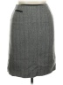 Talbots Chevron-herringbone Gray Formal Skirt Size 12 - photo 1