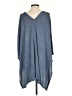 Zenana Outfitters Blue Poncho Size S - photo 2