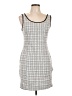Shein Houndstooth Gray Casual Dress Size 12 - photo 1