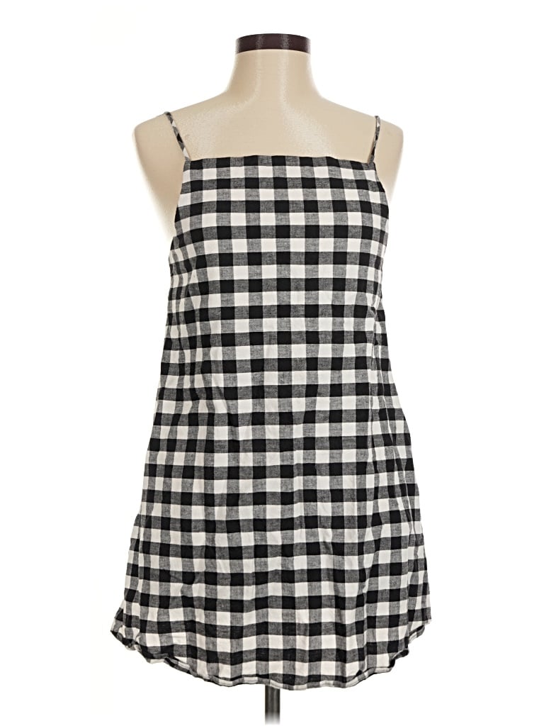 Pre-owned Zara Casual Dress In Black