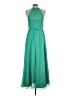Cinderella Divine 100% Polyester Green Casual Dress Size L - photo 2