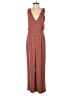 A New Day Solid Brown Jumpsuit Size S - photo 1