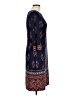 Wisp Paisley Blue Casual Dress Size 10 - photo 4