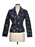 Boston Proper Floral Blue Blazer Size 10 - photo 1