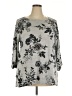 Lane Bryant Gray 3/4 Sleeve Blouse Size 18 - 20 Plus - photo 1