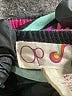 Op 100% Polyester Stripes Purple Casual Dress Size M - photo 5