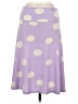 Lularoe Polka Dots Purple Casual Skirt Size M - photo 1