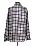 BeachLunchLounge Plaid Gray Long Sleeve Button-Down Shirt Size L - photo 2