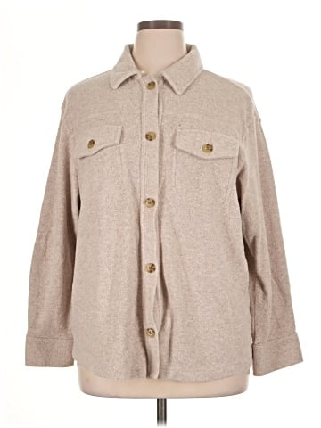 32 Degrees 3/4 Sleeve Button-Down Shirt (view 1)