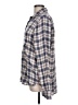 BeachLunchLounge Plaid Gray Long Sleeve Button-Down Shirt Size L - photo 5