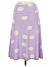 Lularoe Polka Dots Purple Casual Skirt Size M - photo 2