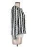 Adrianna Papell 100% Polyester Stripes Silver Blazer Size M (petite) - photo 4