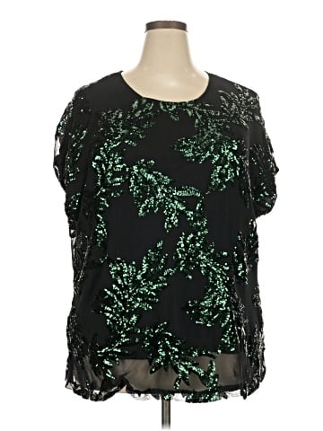Cable & Gauge Short Sleeve Blouse (view 1)