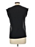 Maje 100% Polymide Black Short Sleeve Top Size Lg (3) - photo 2