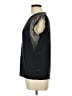 Maje 100% Polymide Black Short Sleeve Top Size Lg (3) - photo 5
