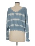 Jessica Simpson 100% Cotton Tie-dye Blue Pullover Sweater Size M - photo 2
