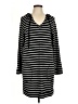 Max Studio Stripes Black Casual Dress Size L - photo 1