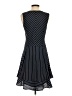 J.Crew 100% Polyester Stripes Black Casual Dress Size 4 - photo 2