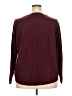 Croft & Barrow Solid Burgundy Pullover Sweater Size 2X - photo 2