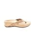 Vionic Tan Flip Flops Size 5 - photo 1